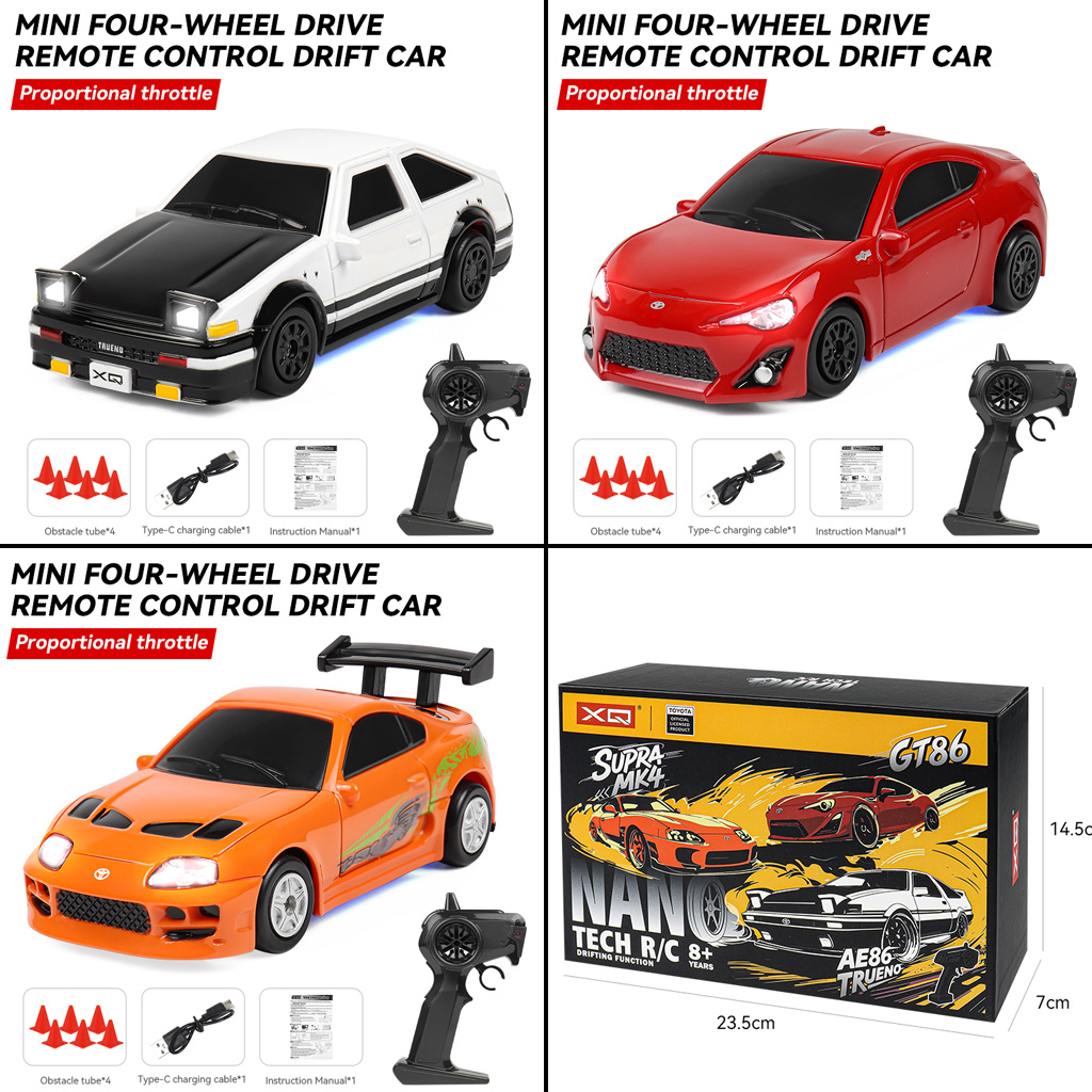 Outdoor Adventure Races - Mobil Drift RC 2.4G 1/64 4WD,
