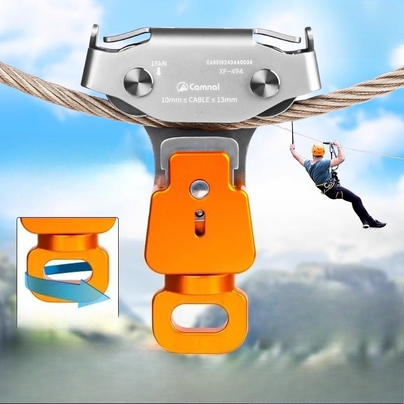 Outdoor Adventure Zipline - Pulley Kabel Baja Luar Ruangan, Petualangan