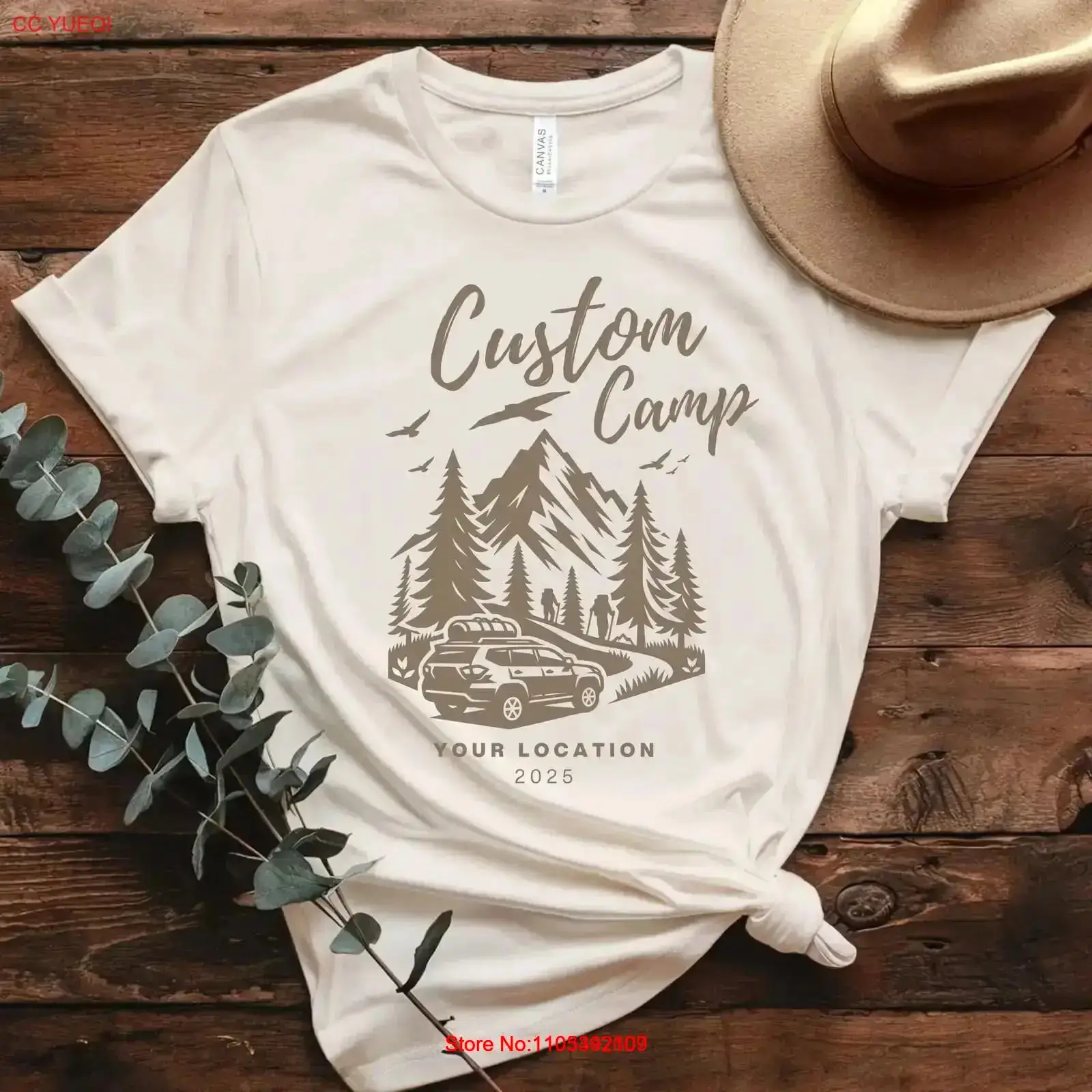 Kaos Kamp Kustom dengan Lokasi - Outdoor Adventure Vacations For Families ulasan dan harga