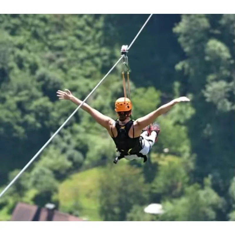 Zip Line Hutan Berat Khusus un - Outdoor Adventure Zipline ulasan dan harga