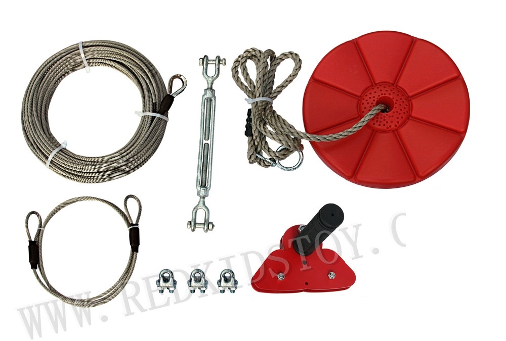 Pengiriman Gratis CTSC 95 Kaki - Outdoor Adventure Zipline ulasan dan harga