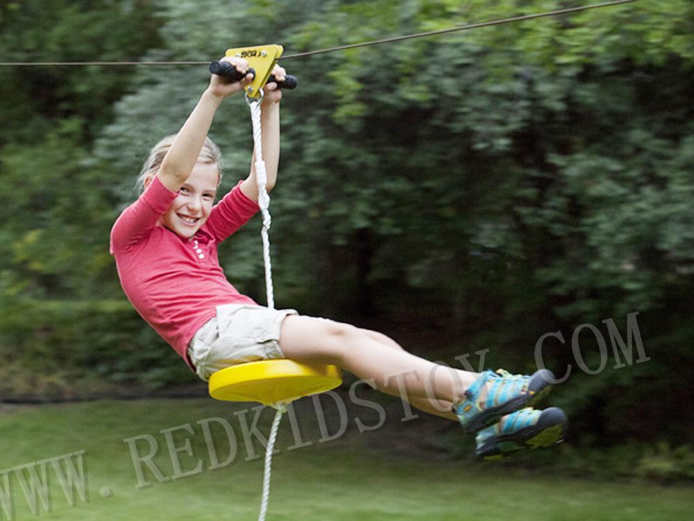 Pengiriman Gratis CTSC 95 Kaki - Outdoor Adventure Zipline ulasan dan harga