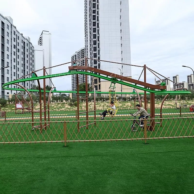 Wahana Zipline Pedal Tenaga Ma - Outdoor Adventure Zipline ulasan dan harga